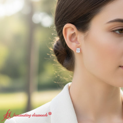 radiant-diamond-basket-stud-earring-one-carat-in-yellow-gold-FDEAR-10411RA-1.00CT