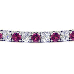 Load image into Gallery viewer, real-diamond-tennis-bracelet-with-pink-sapphire-9-carat-in-white-gold-FDBRC8635ROGSADRPIANGLE5-9.00_20CT-NL-WG