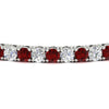 Load image into Gallery viewer, real-diamond-tennis-bracelet-with-ruby-9-carat-in-white-gold-FDBRC8635ROGRUDRANGLE5-9.00_20CT-NL-WG