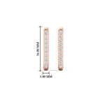 Load image into Gallery viewer, rectangle-diamond-hoop-earring-in-rose-gold-FDEAR11488-NL-RG.jpg