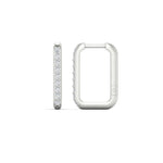 Load image into Gallery viewer, rectangle-diamond-hoop-earring-in-white-gold-FDEAR11488-NL-WG.jpg