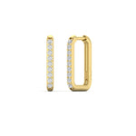 Load image into Gallery viewer, rectangle-diamond-hoop-earring-in-yellow-gold-FDEAR11488-NL-YG.jpg