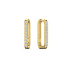 Load image into Gallery viewer, rectangle-diamond-hoop-earring-in-yellow-gold-FDEAR11488ANGLE2-NL-YG