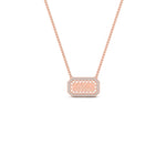 Load image into Gallery viewer, rectangle-shaped-name-necklace-in-FDPD11283-NL-RG