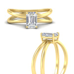 Load image into Gallery viewer, reverse-split-shank-solitaire-ring-in-yellow-gold-fd1008emangle3-nl-yg