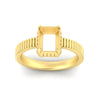 Load image into Gallery viewer, ribbed-shank-diamond-ring-setting-in-yellow-gold-fdenr11663smemangle5-nl-yg