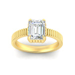 Load image into Gallery viewer, ribbed-shank-emerald-cut-diamond-ring-in-yellow-gold-fdenr11663emangle5-nl-yg