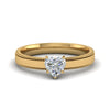 Load image into Gallery viewer, romantic-heart-cut-milgrain-solitaire-ring-in-14K-yellow-gold-FD-ENR8985HTR-NL-YG