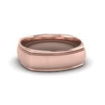 Load image into Gallery viewer, Rose Gold Milgrain Square Band Ring
