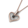 Load image into Gallery viewer, round-black-diamond-solitare-heart-pendant-in-prong-set-FDPD60961GBLACK-NL-RG