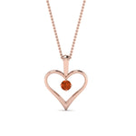 Load image into Gallery viewer, round-orange-sapphire-solitare-heart-pendant-in-prong-set-FDPD60961GSAOR-NL-RG