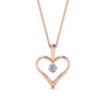Load image into Gallery viewer, round-white-diamond-solitare-heart-pendant-in-prong-set-FDPD60961-NL-RG