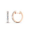 Load image into Gallery viewer, round-and-baguette-diamond-huggie-earrings-in-rose-gold-FDEAR11241ANGLE2-NL-RG