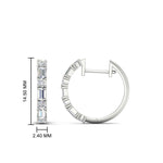 Load image into Gallery viewer, round-and-baguette-diamond-huggie-earrings-in-white-gold-FDEAR11241ANGLE2-NL-WG