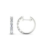 Load image into Gallery viewer, round-and-baguette-diamond-huggie-earrings-in-white-gold-FDEAR11241ANGLE2-NL-WG