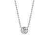 Load image into Gallery viewer, Round Bezel 0.75 Carat Solitaire Pendant