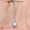 Load image into Gallery viewer, round-bezel-0.75-carat-solitaire-pendant-in-14k-white-gold-fdpd10538ro-0-75-ct-fancyhand