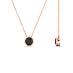 Load image into Gallery viewer, Round Bezel Solitaire Half Carat Pendant