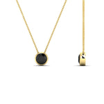 Load image into Gallery viewer, Round Bezel Solitaire Half Carat Pendant