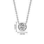 Load image into Gallery viewer, Round Bezel Solitaire Diamond 1.50 Carat Pendant