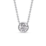 Load image into Gallery viewer, Round Bezel Solitaire Diamond 2.50 Carat Pendant