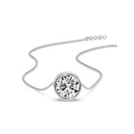 Load image into Gallery viewer, Round Bezel Solitaire Diamond 2.50 Carat Pendant