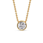 Load image into Gallery viewer, Round Bezel Solitaire Diamond 2.50 Carat Pendant