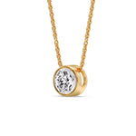 Load image into Gallery viewer, Round Bezel Solitaire Diamond 2.50 Carat Pendant