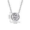 Load image into Gallery viewer, Round Bezel Solitaire Diamond 5 Carat Pendant