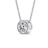 Load image into Gallery viewer, Round Bezel Solitaire Diamond 5 Carat Pendant