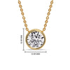 Load image into Gallery viewer, Round Bezel Solitaire Diamond 5 Carat Pendant