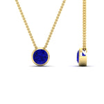 Load image into Gallery viewer, Round Bezel Solitaire Diamond 1.50 Carat Pendant