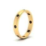 Load image into Gallery viewer, round-black-diamond-flush-eternity-wedding-band-in-yellow-gold-FD10979ROGBLACK-NL-YG.jpg