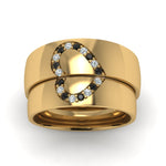 Load image into Gallery viewer, round-black-diamond-wedding-band-with-white-diamond-in-14K-yellow-gold-FD1144BGBLACK-NL-YG.jpg