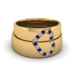 Load image into Gallery viewer, round-blue-sapphire-wedding-band-with-white-diamond-in-14K-yellow-gold-FD1144BGSABL-NL-YG.jpg