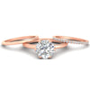 Load image into Gallery viewer, round-brilliant-solitaire-ring-with-pave-diamond-and-plain-band-set-in-rose-gold-fdsr11737angle4-nl-rg.jpg?v=1775815897