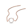 Load image into Gallery viewer, round-circle-diamond-pendant-necklace-in-rose-gold-FDPD11271-0.25CT_20-NL-RG