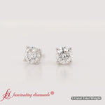Load image into Gallery viewer, Round Diamond Stud Earring For Women