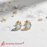 Load image into Gallery viewer, round-cut-1-carat-diamond-earrings-for-women-in-yellow-gold-fdear10411ro-fancy1-nl-yg