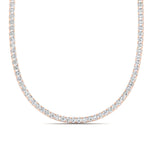 Load image into Gallery viewer, round-cut-13-carat-tennis-diamond-necklace-in-FDNK11334-(0.10CT)ANGLE1-NL-RG