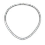Load image into Gallery viewer, round-cut-13-carat-tennis-diamond-necklace-in-FDNK11334-(0.10CT)ANGLE1-NL-WG