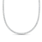 Load image into Gallery viewer, round-cut-13-carat-tennis-diamond-necklace-in-FDNK11334-(0.10CT)ANGLE1-NL-WG