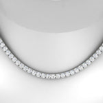Load image into Gallery viewer, round-cut-13-carat-tennis-diamond-necklace-in-FDNK11334-(0.10CT)ANGLE1-NL-WG