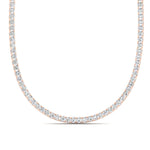 Load image into Gallery viewer, round-cut-13-carat-tennis-diamond-necklace-in-FDNK11334-(0.10CT)ANGLE1-NL-YG