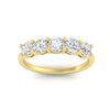 Load image into Gallery viewer, round-cut-2-carat-5-stone-diamond-wedding-ring-in-yellow-gold-FDENS141ROBANGLE5-2.00CT-NL-YG