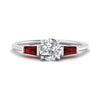 Load image into Gallery viewer, round-cut-bar-baguette-3-stone-ruby-engagement-ring-in-white-gold-FDENS100RORGRUDR-NL-WG