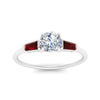 Load image into Gallery viewer, round-cut-bar-baguette-3-stone-ruby-engagement-ring-in-white-gold-FDENS100RORGRUDRANGLE5-NL-WG