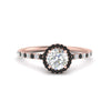 Load image into Gallery viewer, round-cut-black-diamond-halo-petite-engagement-ring-in-rose-gold-FD8523RORGBLACKANGLE3-NL-RG