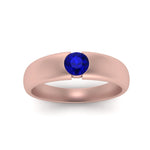Load image into Gallery viewer, Tapered Solitaire Mens Wedding Ring