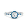 Load image into Gallery viewer, round-cut-blue-topaz-halo-petite-engagement-ring-in-white-gold-FD8523RORGICBLTOANGLE3-NL-WG